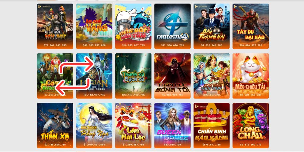 Đổi game ngay khi gặp chuỗi