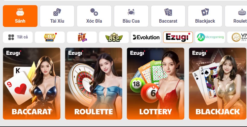 Ezugi là nhà cung cấp có tuổi đời hơn 1 thập kỷ